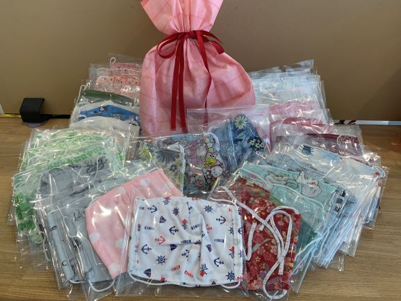 記事 利用者のご家族から手作りマスクを頂きました♪のアイキャッチ画像